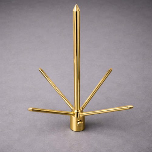 PARARRAYOS FRANKLIN 5 PUNTAS | BRONCE | TUBO DE 3/4" - 1"