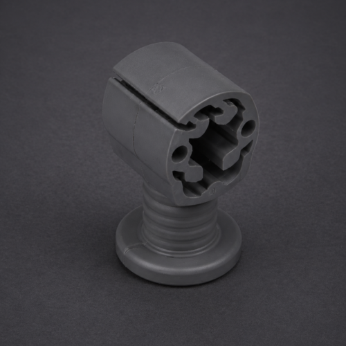 CONECTOR CLIP SNAP ALAMBRON 8 HILOS GRIS | POLIURETANO