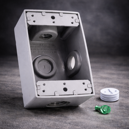 CAJA 5800 | CAJA RECTANGULAR (4*2) | 5 SALIDAS DE 1/2"